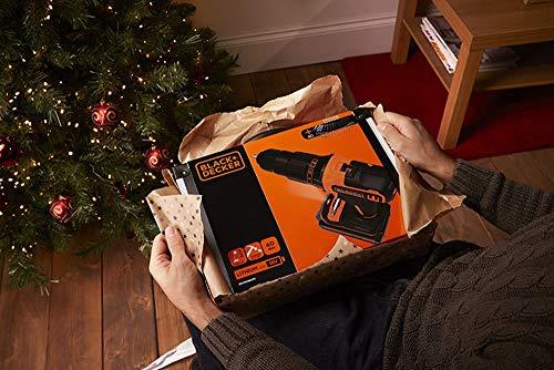 Black & Decker Juodas + DECKER PLAKŠKAS GRĄŽAS 18V 2x1,5Ah + 80vnt PRIEDAI