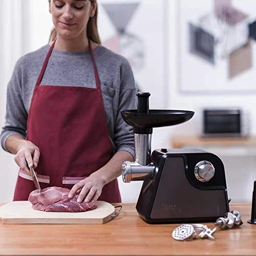 Mėsmalė Black & Decker Juodas & Decker skustuvas mėsai malti Juodas+DECKER BXMMA1000E ES9150020B (1000W, pilka spalva)