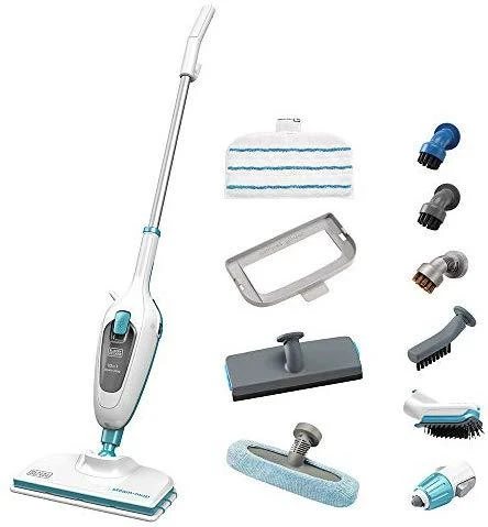 Black & Decker Juodas & Decker Valymo garais įrenginys FSMH13E10 1=10, Juodas & Decker