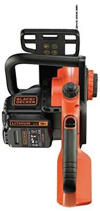 Black & Decker 18V 2,0Ah ličio jonų akumuliatorinis grandininis pjūklas 25 cm, GKC1825L20-QW