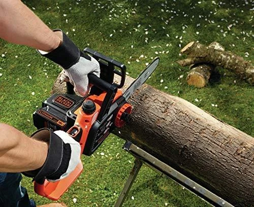 Black & Decker 18V 2,0Ah ličio jonų akumuliatorinis grandininis pjūklas 25 cm, GKC1825L20-QW