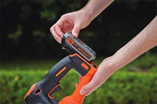 Black & Decker Juodas & Decker Akumuliatorinės gyvatvorių žirklės GTC18452PC 18V 2Ah 45 cm, Juodas & Decker