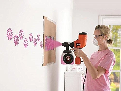 Black & Decker Juodas & Decker Dažų purkštuvas Juodas & Decker HVLP400-QS