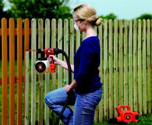 Black & Decker Juodas & Decker Dažų purkštuvas Juodas & Decker HVLP400-QS