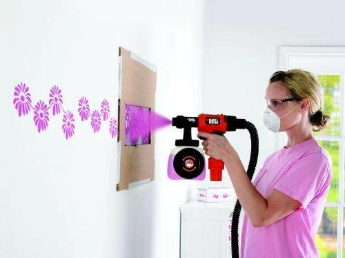 Black & Decker Juodas & Decker Dažų purkštuvas Juodas & Decker HVLP400-QS