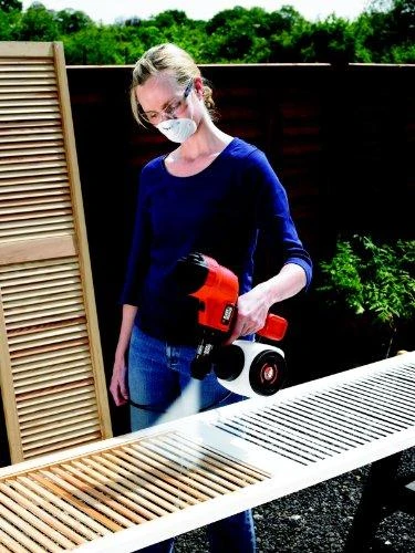 Black & Decker Juodas & Decker Dažų purkštuvas Juodas & Decker HVLP400-QS