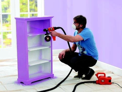 Black & Decker Juodas & Decker Dažų purkštuvas Juodas & Decker HVLP400-QS