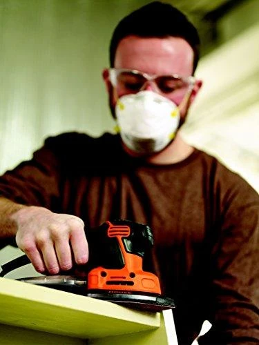 Black & Decker Juodas & Decker Ekscentrinis šlifuoklis su 125 FI 340W AC Bosch GEX 125