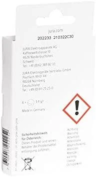 JURA Valymo tabletės, 6 vnt. 24225