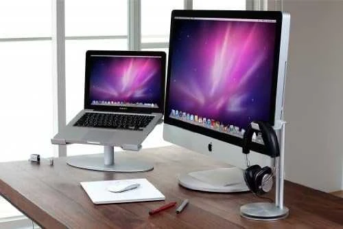 Valiklis Just Mobile AluDisc -kääntyvä alusta iMac tietokoneelle