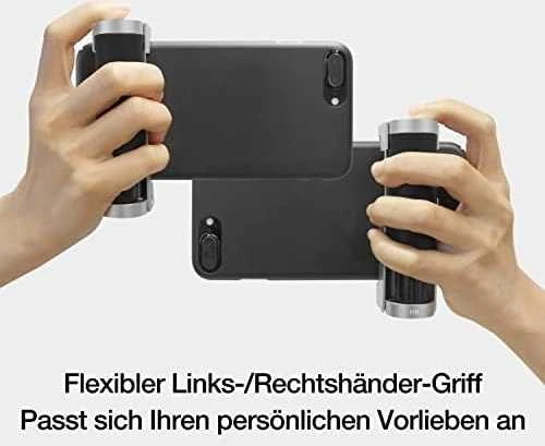 Just Mobile Shutter Grip 2 - Sidabrinis