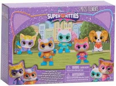 Usorteret Disney Junior Superkoty Super Kitties komplektas 5 figurek Ekipa kotki
