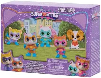 Usorteret Disney Junior Superkoty Super Kitties komplektas 5 figurek Ekipa kotki