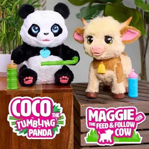 Interaktyvi pliušinė karvė Hasbro FurReal Maggie The Feed and Follow Cow