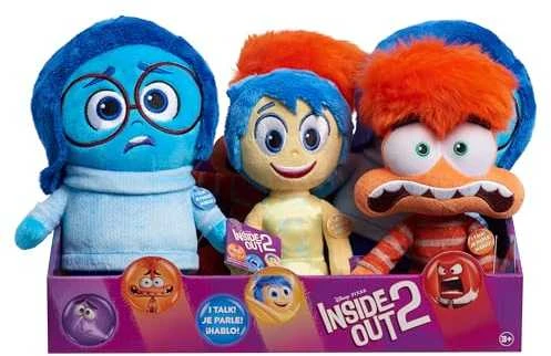 Dėlionė justplay „Inside Out 2“ oranžinė pliušinė nerimo talismanas 23cm