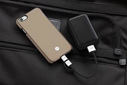Just Mobile Quattro Back Exclusive Odinis dėklas for iPhone 6s - rusvai gelsvas