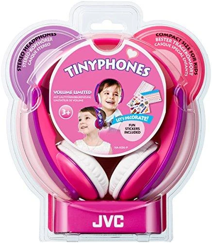 Saugios Ausinės Vaikams JVC HA-KD5-PE 122g, rožinės