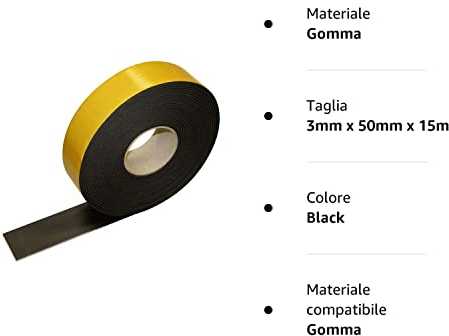 K-flex K-FLEX® ST guminė juosta 3 mm x 50 mm x 15 m 850NS020050