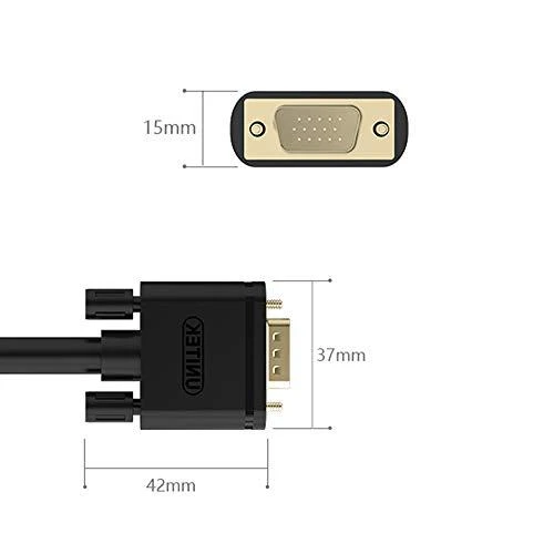 UNITEK Y-C504G Unitek Cable VGA HD15 M/M 3m, Premium, Y-C504G