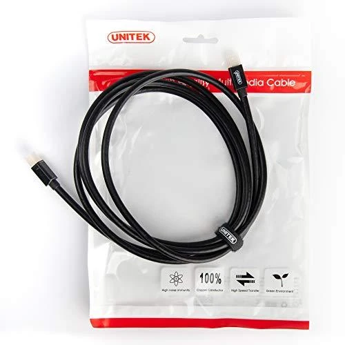 UNITEK Y-C612BK Unitek kabelis miniDisplayPort į DisplayPort M/M, 3m Y-C612BK