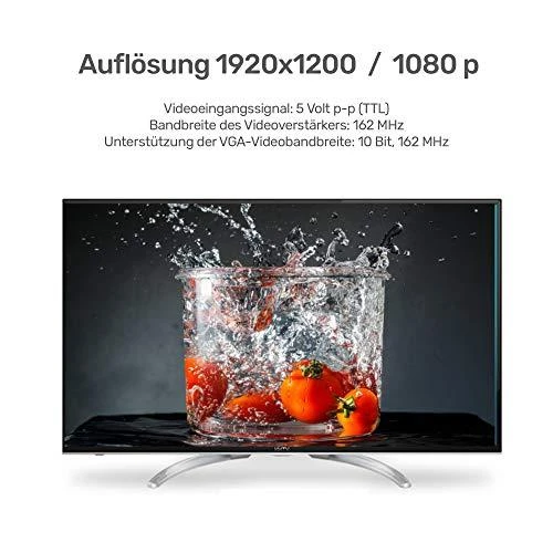 UNITEK Y-6333 Unitek HDMI į VGA adapteris + garsas, Y-6333