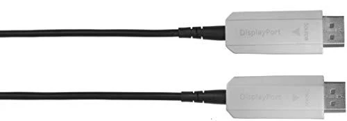 DisplayPort kabelio jungtys su krypties žymėjimu