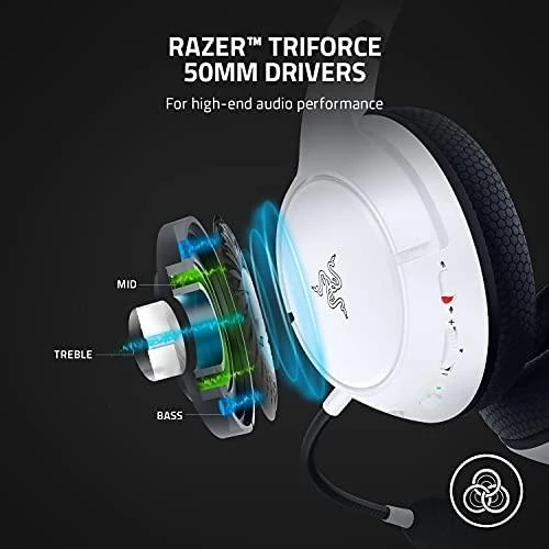 Xbox Series X|S Belaidės Ausinės Razer Kaira, Baltos