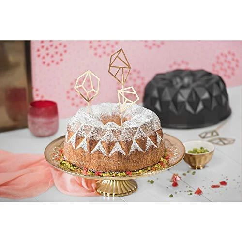 Swirl® KAISER Inspiration gugelhupf keptuvė 25 cm geometrinio paviršiaus