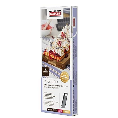 KAISER La Forme Plus quiche torto forma 35 x 13 cm su pakeliamu pagrindu