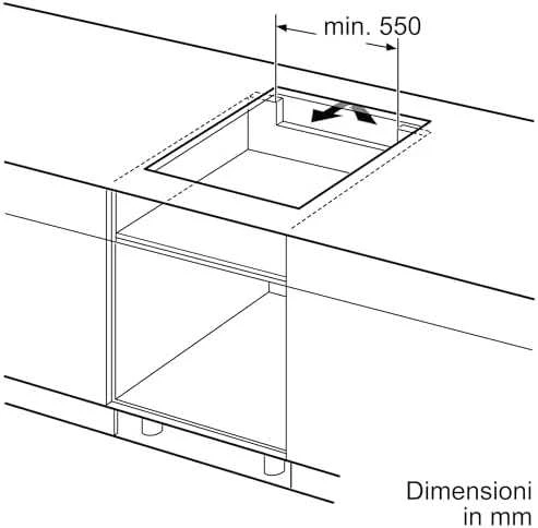 Kaitlentė Bosch Serie 6 PVS831HB1E hob Juodas Built-in 80 cm Zone induction hob 4 zone(s)