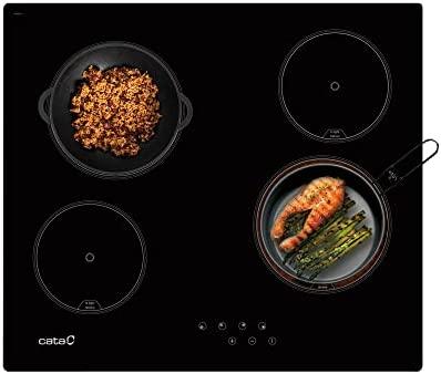 Kaitlentė CATA | Hob | TN 604/B | Vitroceramic | Number of burners/cooking zones 4 | Touch | Juodas | Ekranas