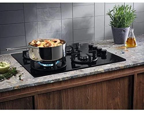 Gas cooktop Electrolux EGG6407K (4 fields, juodos spalvos)
