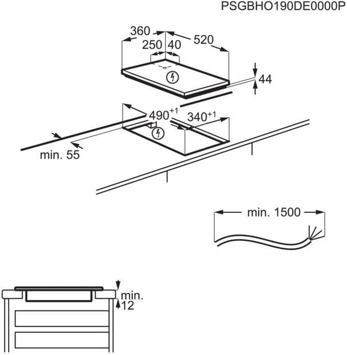 Kaitlentė AEG IKE42640KB