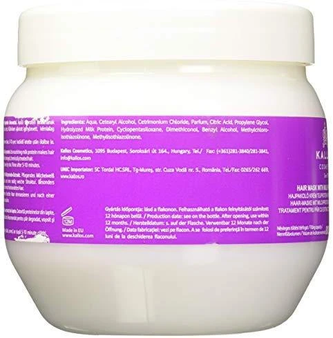 Kallos Cosmetics Latte Hair Mask plaukų kaukė, 800 ml