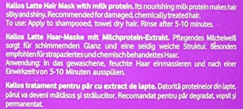 Kallos Cosmetics Latte Hair Mask plaukų kaukė, 800 ml