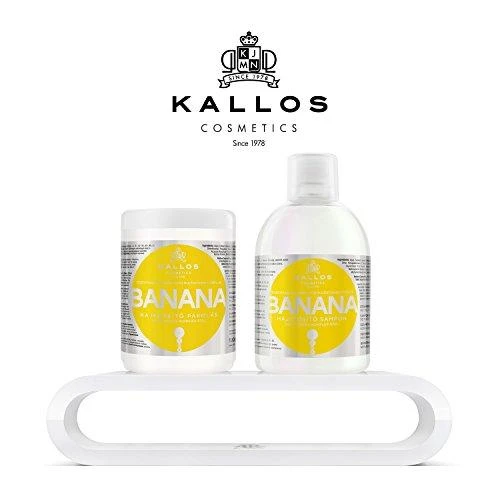 Drėkinanti kaukė plaukams su vitaminų kompleksu Kallos BANANA Fotifying Hair Mask 1000 ml