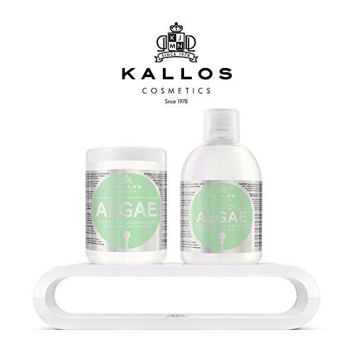 Drėkinanti kaukė sausiems plaukams Kallos ALGAE Moisturizing Mask 1000ml