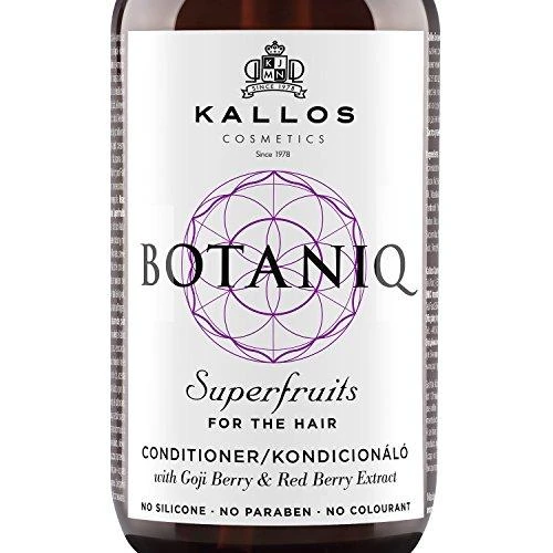 Plaukų kondicionierius be silikonų, parabenų ir dažiklių Kallos BOTANIQ Superfruits Conditioner 300 ml