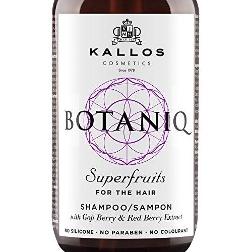 Kallos Cosmetics Botaniq Superfruits Šampūnas stiprinamasis šampūnas, 300 ml
