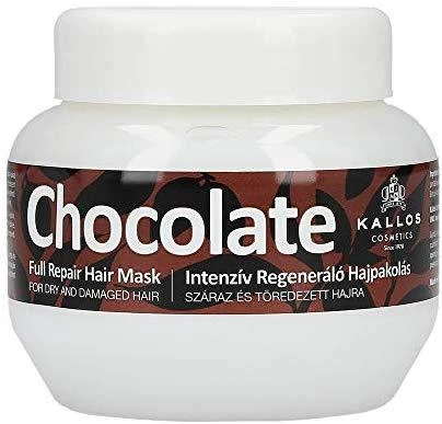 Kallos Cosmetics Chocolate Full Repair Hair Mask kaukė sausiems, pažeistiems plaukams, 275 ml