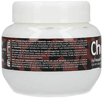 Kallos Cosmetics Chocolate Full Repair Hair Mask kaukė sausiems, pažeistiems plaukams, 275 ml