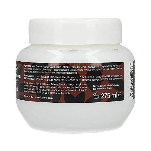 Kallos Cosmetics Chocolate Full Repair Hair Mask kaukė sausiems, pažeistiems plaukams, 275 ml