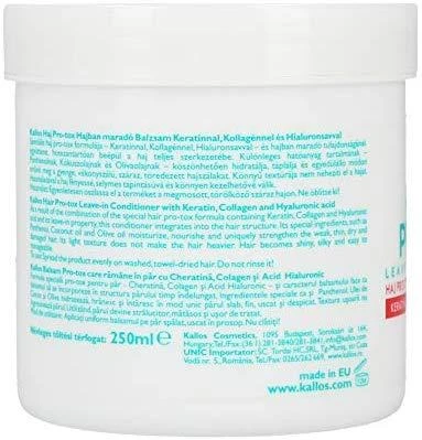 Plaukus stiprinantis ir maitinantis kondicionierius Kallos Hair Pro-Tox Leave-in Conditioner 250 ml