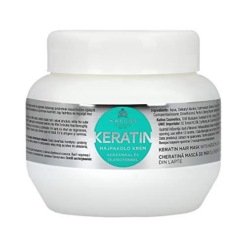 Kallos Cosmetics Keratin Hair Mask moterims, 275 ml