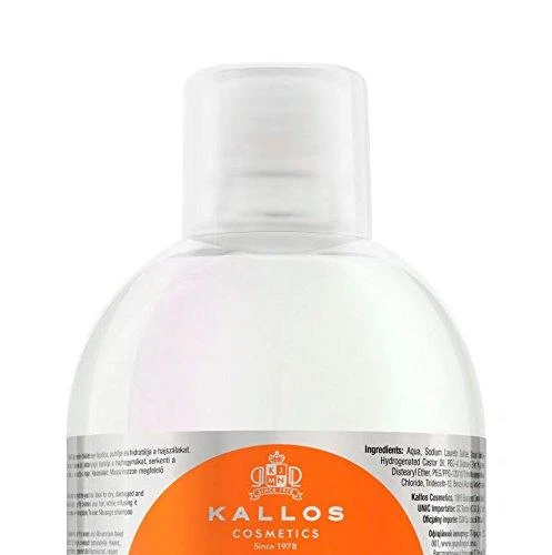 Atkuriamasis plaukų šampūnas sausiems plaukams su mango aliejumi Kallos MANGO Moisture Repair Šampūnas 1000 ml