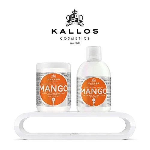 Atkuriamoji plaukų kaukė su mango aliejumi Kallos MANGO Moisture Repair Hair Mask 1000 ml