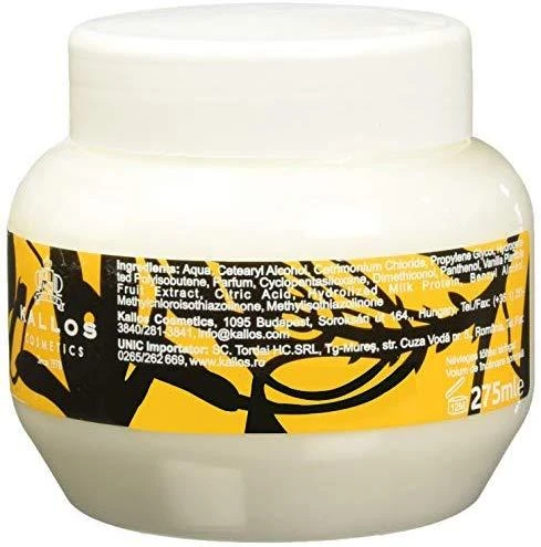 Kallos Cosmetics Vanilla Hair Mask plaukų kaukė, 275 ml