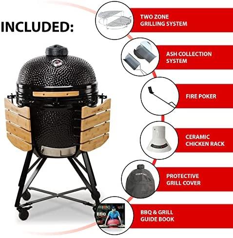 Kepsninė KAMADO BONO GRANDE 59cm su 6 priedais