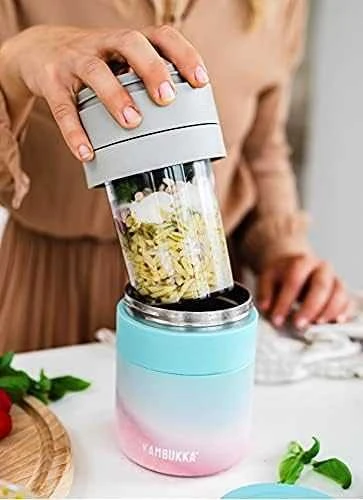 Kambukka Mikrobangų krosnelės indas BORA termosui 400 ml, pilkos spalvos
