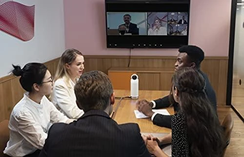 Konferencijų Kamera - Kandao Meeting S, 180° FOV, 8 Mikrofonai, Belaidis Ekrano Dalinimas, Juoda